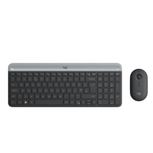 LOGITECH MK470 SLIM WIRELESS KEYBOARD AND MOUSE COMBO - GRAPHITE - 920-009204