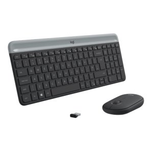 LOGITECH MK470 SLIM WIRELESS KEYBOARD AND MOUSE COMBO - GRAPHITE - 920-009204