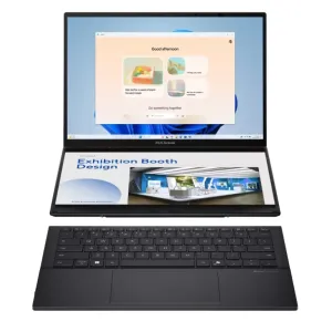 ASUS Zenbook DUO UX840 Intel Core Ultra 9 285H 32GB RAM 2TB SSD Dual 14"  Laptop (90NB14X1-M00670)