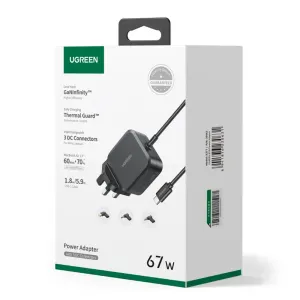 UGREEN USB-C 67W PD GaN Tech Power Adapter UK - X377