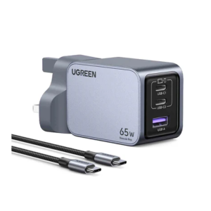 UGREEN Nexode Pro 65W 3-PortCharger UK Grey- X755