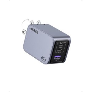 UGREEN Nexode Pro 65W 3-PortCharger UK Grey- X755