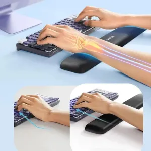 UGREEN Ergonomic Keyboard Wrist Rest - Black - LP669
