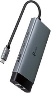 TP-Link 9 Port Hub - USB Type C to RJ 45,Three USB A,HDMI,PD- TL-UH6120C