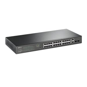 TP-Link 28-Port 10/100/1000Mbps Gigabit Easy Smart Switch - TL-SG1428PE