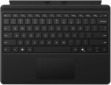 Microsoft Surface Pro Keyboard 8/9/X/XI 11th Edition with Pen Holder, Backlit, Black-8XA-00182 