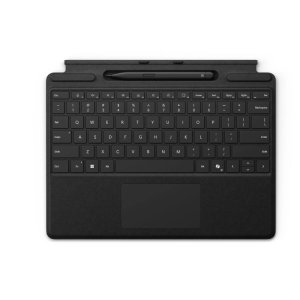 Microsoft Surface Pro Keyboard 8/9/X/XI 11th Edition with Pen Holder, Backlit, Black-8XA-00182 