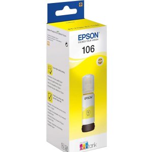 Epson Ink Bottle Epson 106 EcoTank Yellow Ink (C13T00R440)