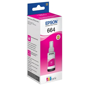 Epson Ink Bottle Epson T6643 EcoTank Magenta Ink C13T66434A (70ml)