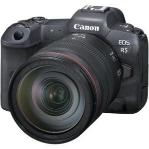 CANON EOS R5 RF CAMERA WITH 24-105 f4L KIT LENS