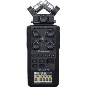 Zoom Portable  H6 All Black 6-Input / 6-Track Handy Recorder with Single Mic Capsule
