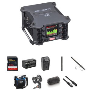 Zoom Portable Recorder Zoom F6 6-Input / 14-Track Field Recorder