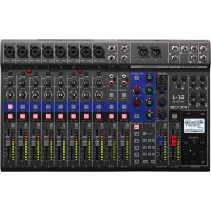 Zoom Digital Mixer Recorder Zoom LiveTrak L-12 12-Channel Digital Mixer / Multitrack Recorder