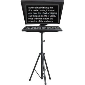 Desview T15 Teleprompter Set with 15" Self-Reversing Monitor