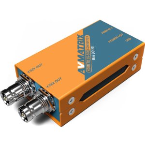 AVMATRIX Mini SC1221 HDMI to 3G-SDI Converter