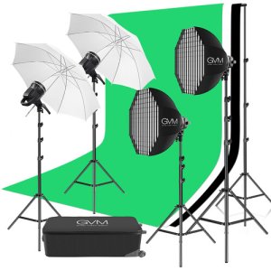 GVM LSP80S 4 Light Kit GVM P80S II 4-Light LED Studio Lighting Kit with 4 × P80S Fixtures