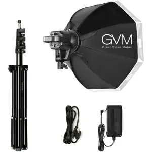 GVM LED Video Soft Light  LS-p80s LED 1-Light Kit with Softbox