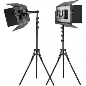 GVM 1500D 2 Light Kit Bi-Color RGB LED Video Light Panel Kit