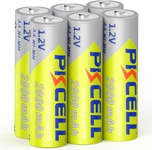 PK CELL AA RECHARGEABLE PACK OF 2 BATTERIES ONLY