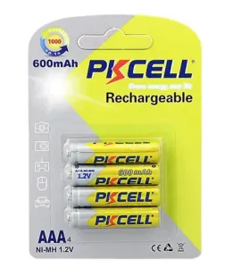 PK CELL AA RECHARGEABLE PACK OF 2 BATTERIES ONLY