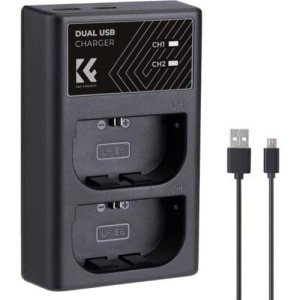 K&F Concept EN-EL15  2 Pack Battery and Charger for Nikon-KF28.0012