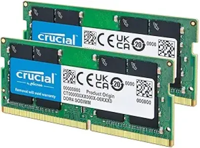 Crucial 32GB DDR4 RAM Kit (2x16GB), 3200MHz (PC4-25600) CL22 Laptop Memory