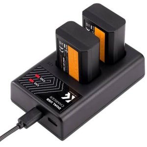 K&F NP-FW50 DUAL BATTERY & CHARGER-KF28.0015
