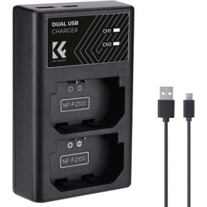 K&F NP-FZ100 DUAL CHARGER-KF28.0010V1