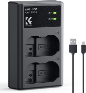K&F EN-EL15 DUAL CHARGER-KF28.0006
