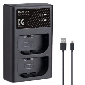 K&F LP-E6N DUAL CHARGER-KF28.0007