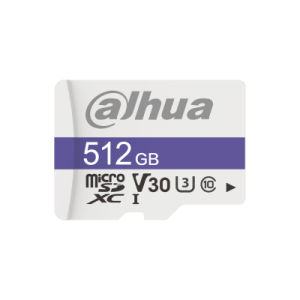 Dahua 512GB Class C10, U3, V30 MicroSD Card-DHI-TF-C100/512Gb