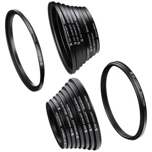 K&F Concept 18 Pcs Filter Ring Adapter Set