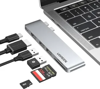 UGREEN CM380 6-in-2 Dual USB-C Multifunction Hub-80856