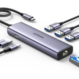 UGREEN CM512 6-in-1 Docking Station USB-C-15598