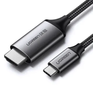 UGREEN MM142 Type-C to HDMI 4K 60Hz Cable 1.5M (Black, Gray)-50570