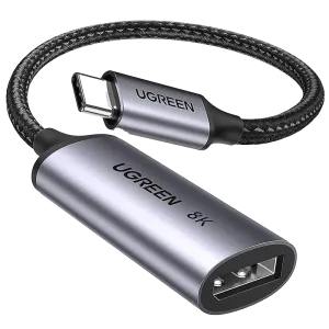 UGREEN CM654 USB-C to DisplayPort 1.4 8K Adapter Cable 10cm-15575