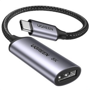 UGREEN CM654 USB-C to DisplayPort 1.4 8K Adapter Cable 10cm-15575