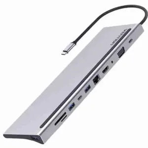 Vention USB-C MULTI-FUNCTIONAL 11 in 1 DOCKING STATION