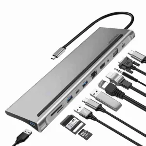 Vention USB-C MULTI-FUNCTIONAL 11 in 1 DOCKING STATION