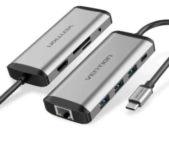 Vention USB-C MULTI-FUNCTIONAL 9 in 1 DOCKING STATION