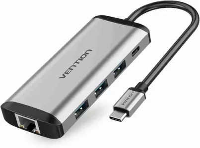 Vention USB-C MULTI-FUNCTIONAL 6 in 1 DOCKING STATION  VEN CNCHB