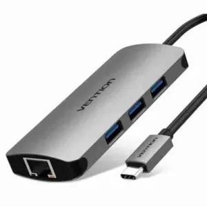 Vention USB-C MULTI-FUNCTIONAL  4 in 1  DOCKING STATION   VEN TQAHB