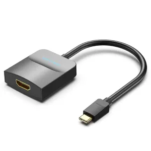 Vention Type-C to HDMI Adapter 0.15M Black ABS Type- VEN TDCBB
