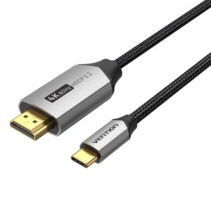 Vention Type-C to HDMI Cable 2M Black Metal Type- VEN CGSBH