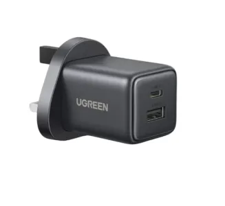 UGREEN X516 30W GaN Charger with USB-C & USB-A Port