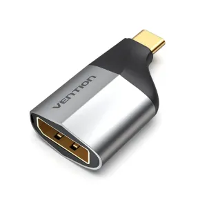 Vention Type-C to DP Adapter Gray Metal Type- VEN TCCH0
