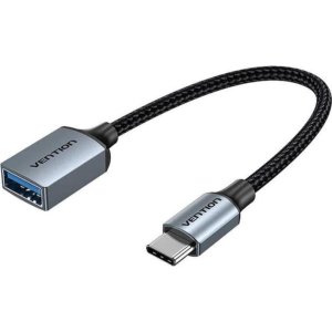 Vention USB 3.1(Gen 1) C Male to USB A Female OTG Cable 0.15M Black PVC Type