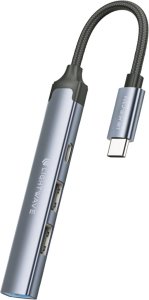 Light Wave  4-in-1 -USB-C Hub Adapter - LW-HUB-C304