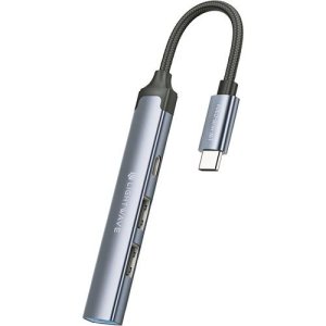 Light Wave  4-in-1 -USB-C Hub Adapter -LW-HUB-C304