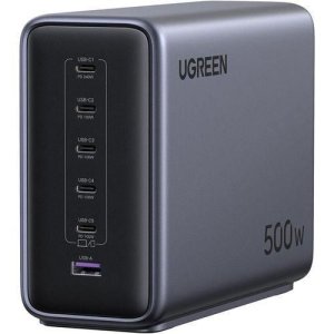 UGREEN X759 Nexode 500W 6-Port GaN Charger (5×USB-C & 1×USB-A)